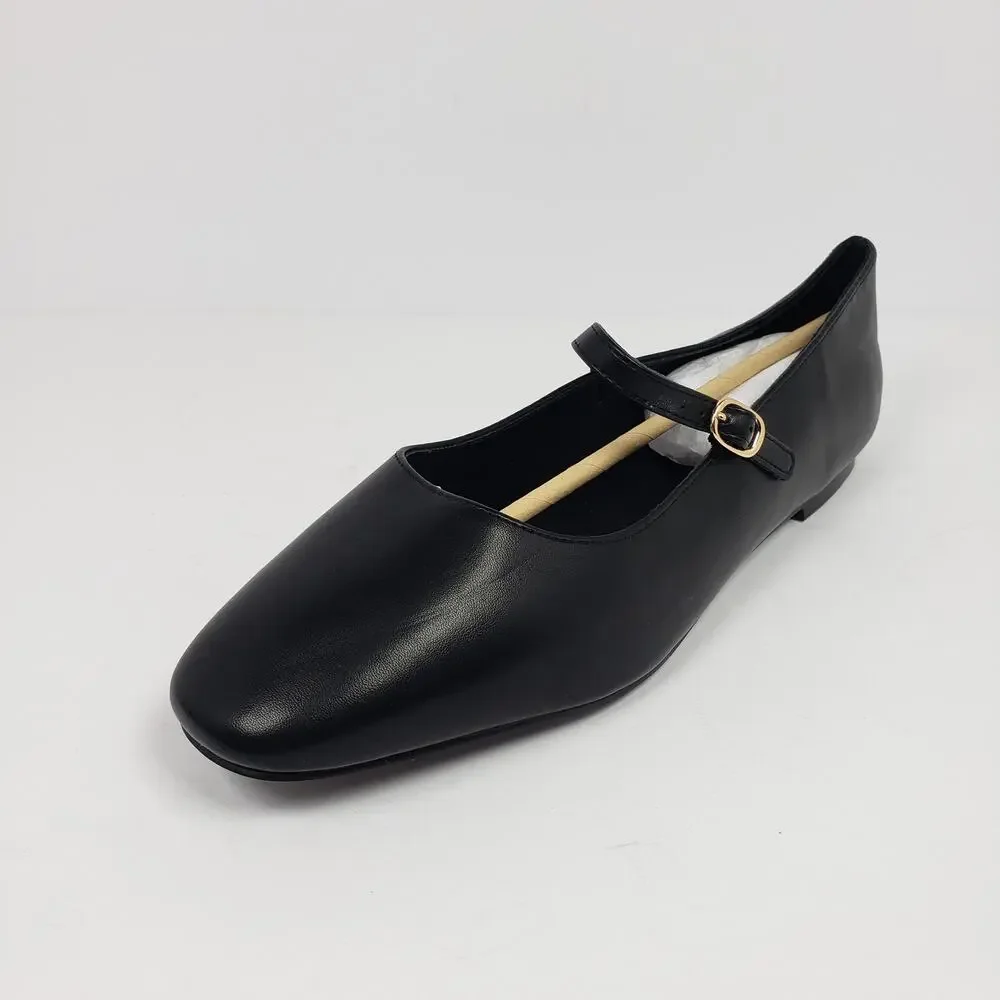 GAP Womens Size 11 Black Casual Mary Jane Ballet Flats Shoes